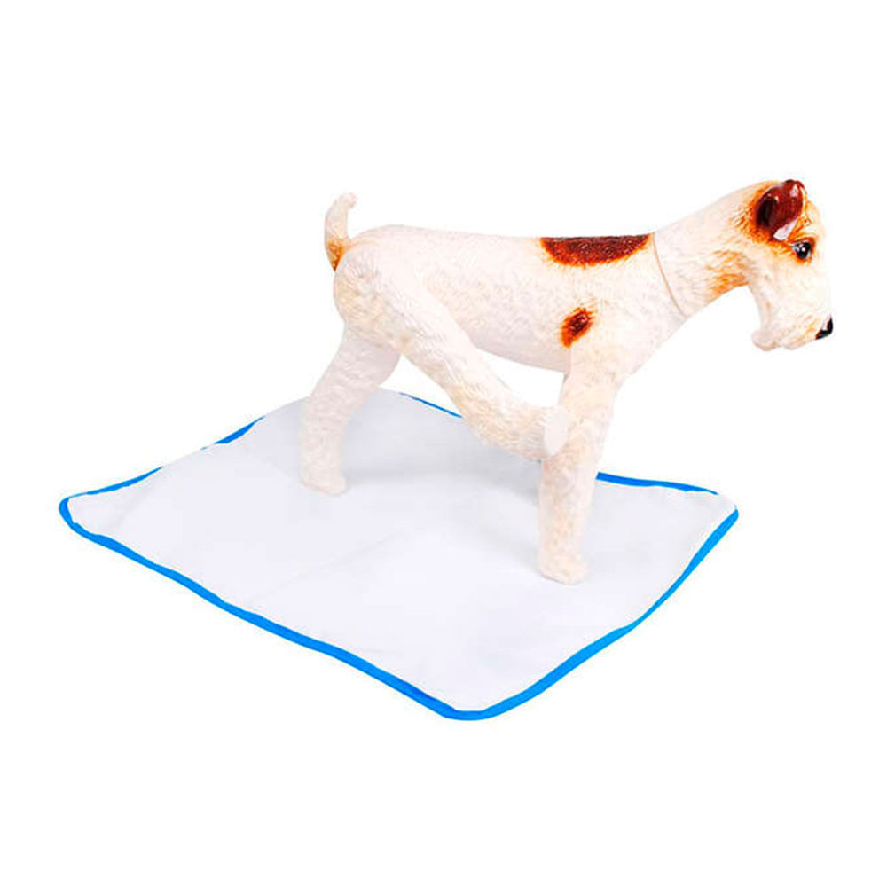 Encontraproduto.com.br - Tapete Higiênico Lavável Pet Wash São Benedito Pet Azul