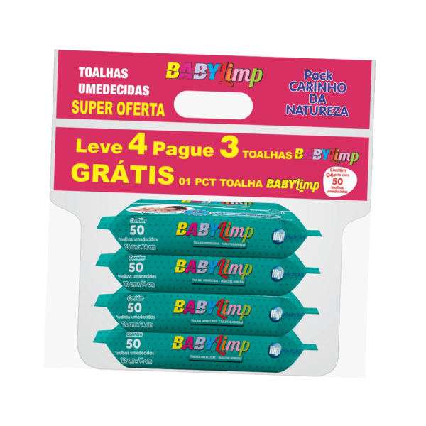 Lenco Umed Baby Limp Carinho Da Nat L4 Pg3 C/50