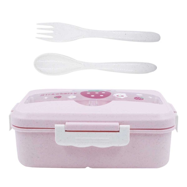 Encontraproduto.com.br - Kit Marmita C/ Talher 3 Peças em Plástico Interponte