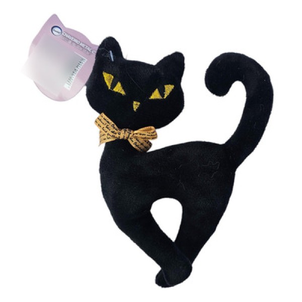 Chaveiro Gato de Pelúcia 17cm em Poliéster Interponte
