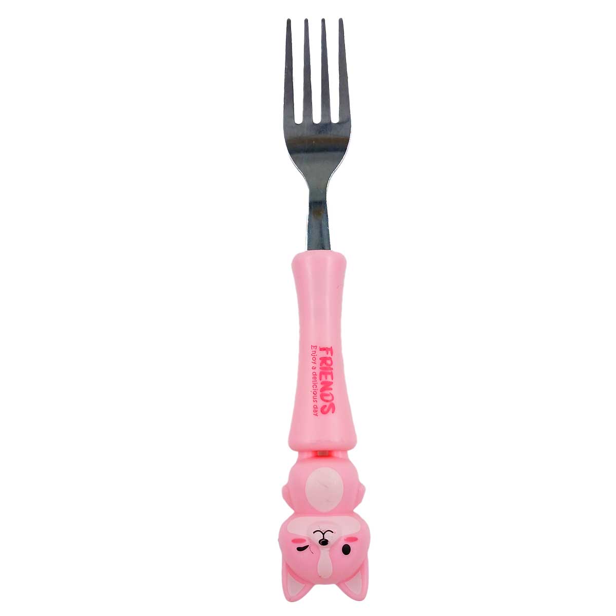 Encontraproduto.com.br - Jogo de Talheres Gatinho 2 Peças em Aço Inox Interponte