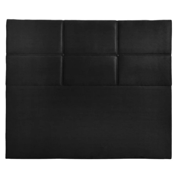 Cabeceira Estofada Milena 0,90 Solteiro Shop Das Cabeceiras Preto
