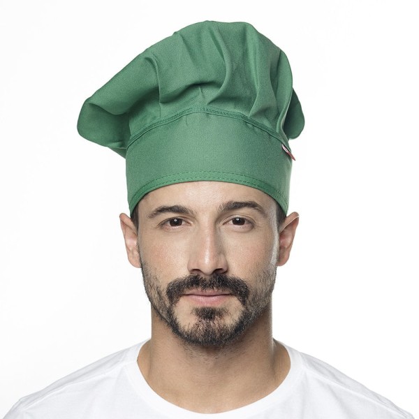 Encontraproduto.com.br - Chapeu do Chef - Touca Mestre Cuca VERDE Unisex Regulavel