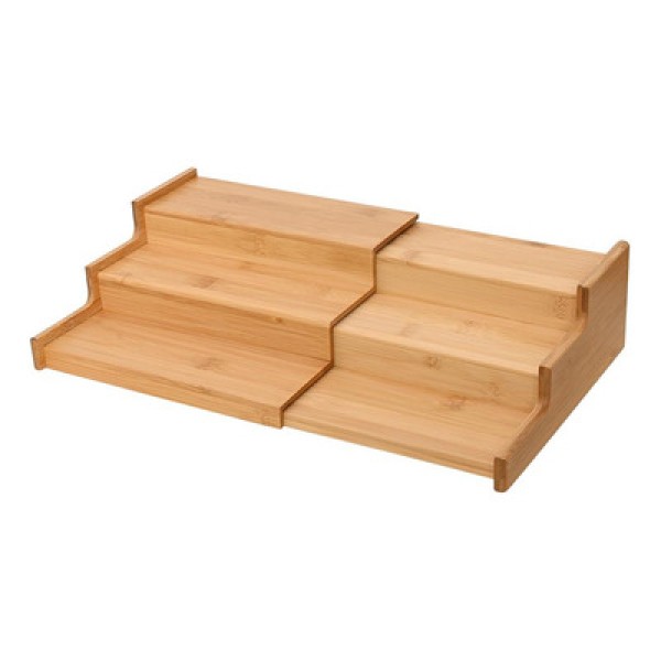 Encontraproduto.com.br - Rack Organizador Oikos Extensivel de Bambu