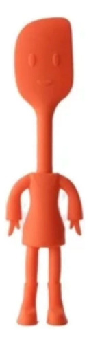 Encontraproduto.com.br - Espátula Redonda Silicone Cor Vermelho Tam Pequeno Mozcada