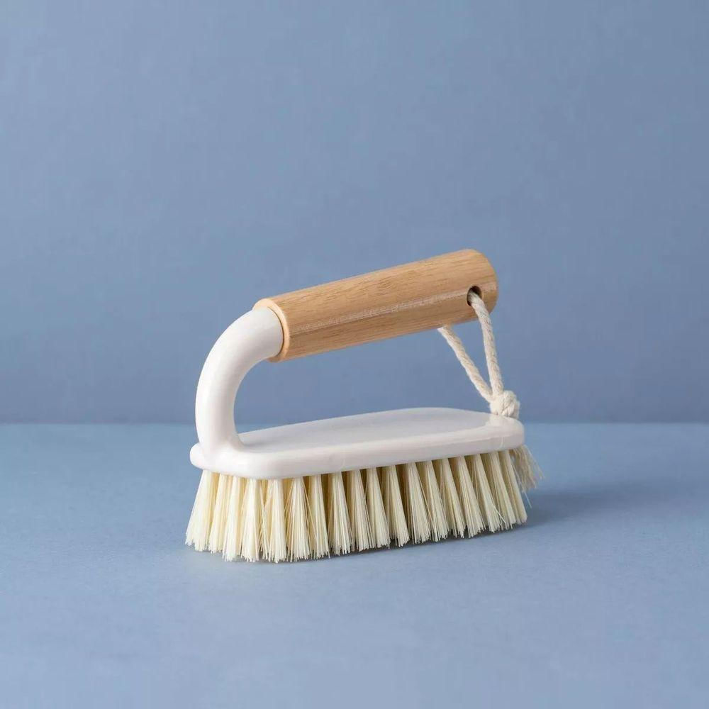 Encontraproduto.com.br - Escova Limpeza Multiuso C/Cabo de Bambu Oikos