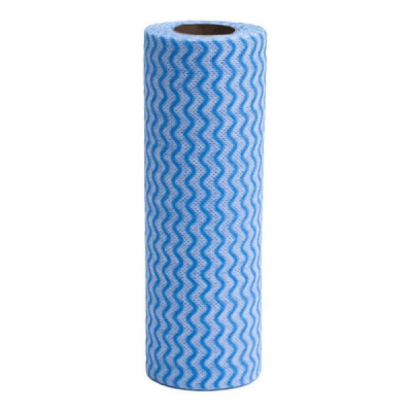 Encontraproduto.com.br - Rolo Pano Multiuso 50pçs Simplo Azul