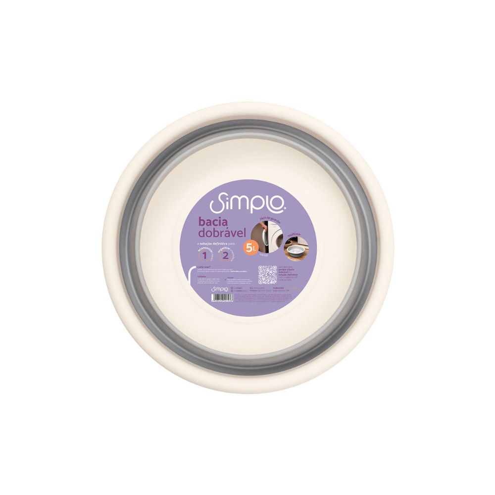 Encontraproduto.com.br - Bacia Simplo branco 5 L