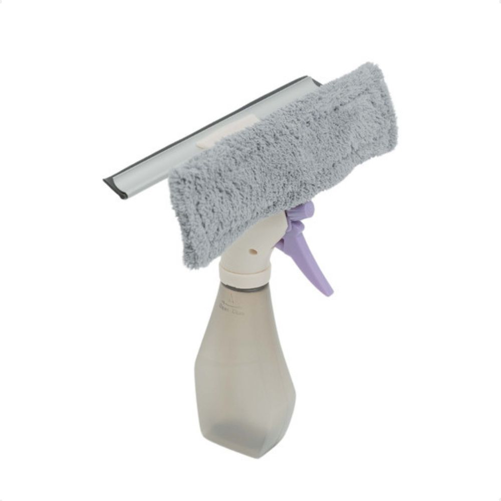 Encontraproduto.com.br - Limpa vidros 3 em 1 com rodo, spray e reservatório - Simplo