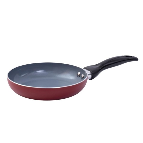 Encontraproduto.com.br - Frigideira Antiaderente Vermelha Oikos 22cm
