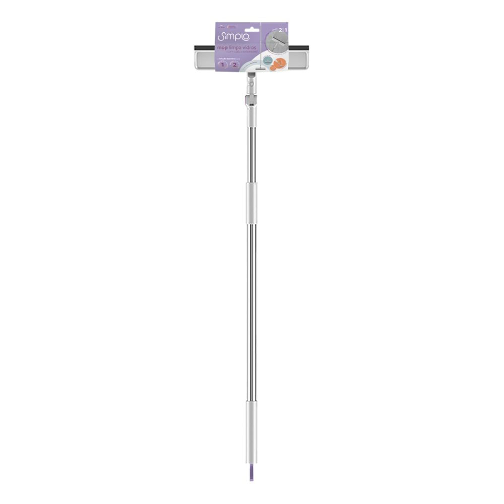 Encontraproduto.com.br - Mop Limpa Vidros C/ Cabo Extensivo Simplo