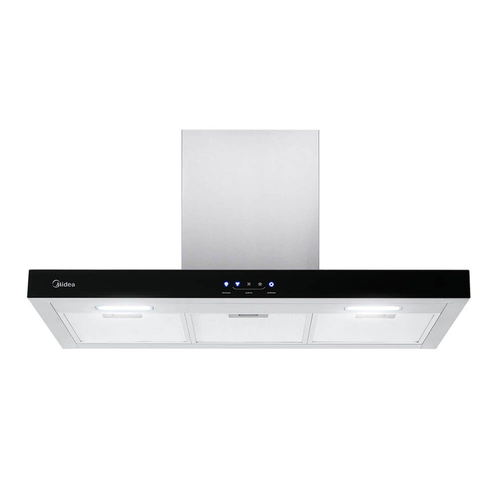 Encontraproduto.com.br - Coifa De Parede Protouch T-shape Midea 90cm Rta92 - 220v