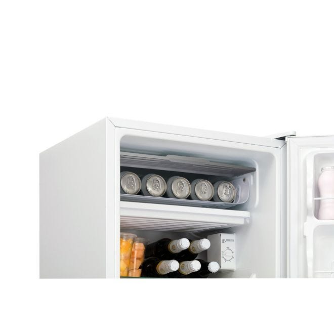 Encontraproduto.com.br - Frigobar Midea 93L MRC10B com Prateleira e Gavetão Branco
