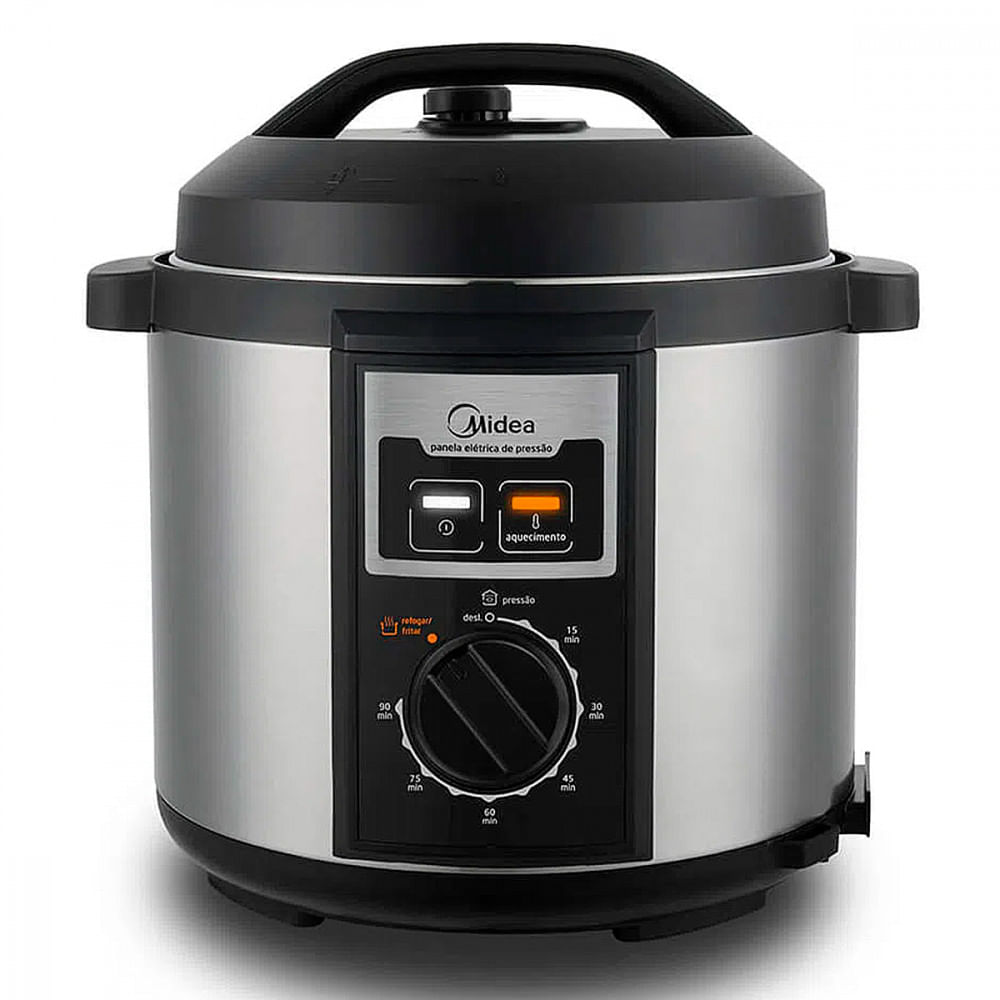 Panela de Pressão Eletrica 6L PPB71 127V Inox Midea - 67969