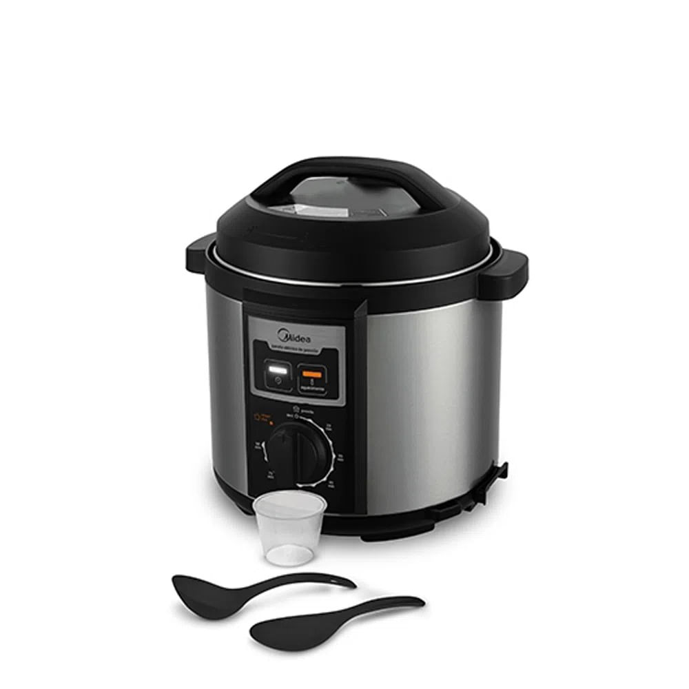 Encontraproduto.com.br - Panela de Pressão Eletrica 6L PPB71 127V Inox Midea - 67969