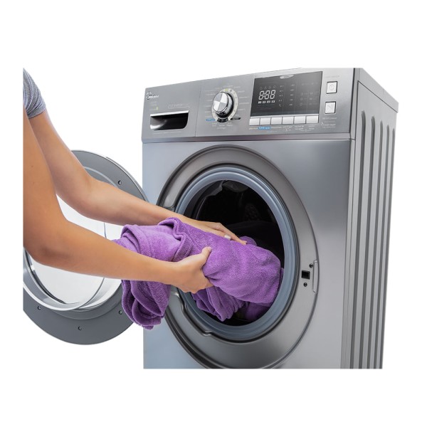 Encontraproduto.com.br - Lava e Seca 12Kg Midea LSD12X1 Storm Wash Inverter Tambor 4D Prata 127V