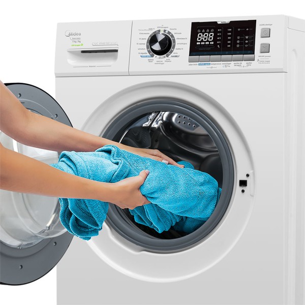 Encontraproduto.com.br - Lava e Seca Midea 11Kg Storm Wash Inverter Tambor 4D Branco LSE11B1 – 127 Volts