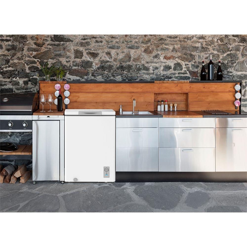 Encontraproduto.com.br - Freezer Horizontal Midea 100L 1 Porta CFA10 Branco