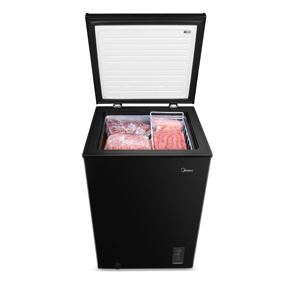 Encontraproduto.com.br - Freezer Horizontal Midea 100L 1 Porta CBA10 Preto