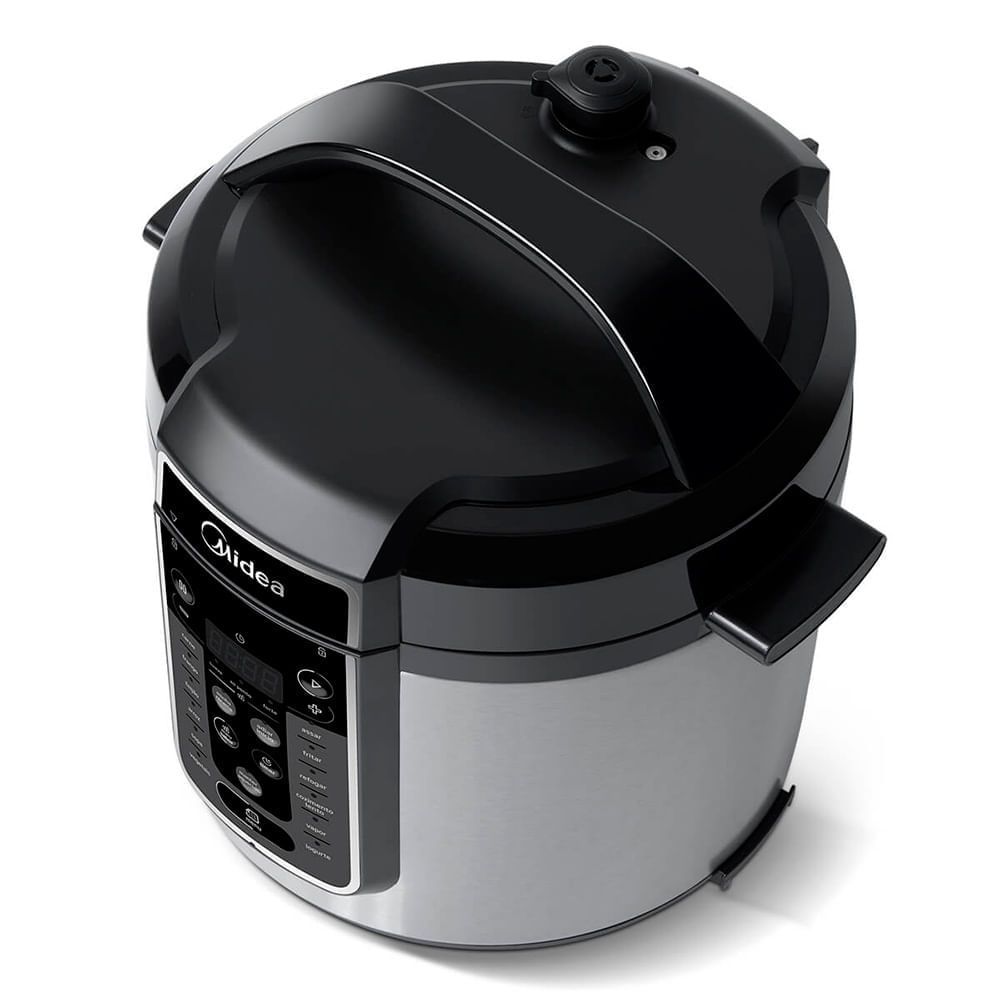 Encontraproduto.com.br - Panela Elétrica Midea de Pressão MasterSteam 6L Inox
