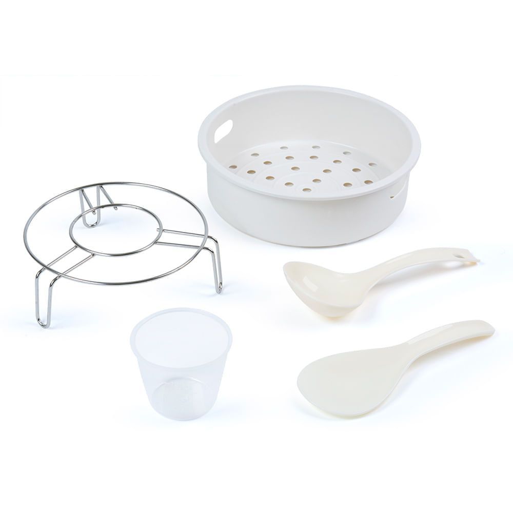 Encontraproduto.com.br - Panela Elétrica Midea de Pressão MasterSteam 6L Inox