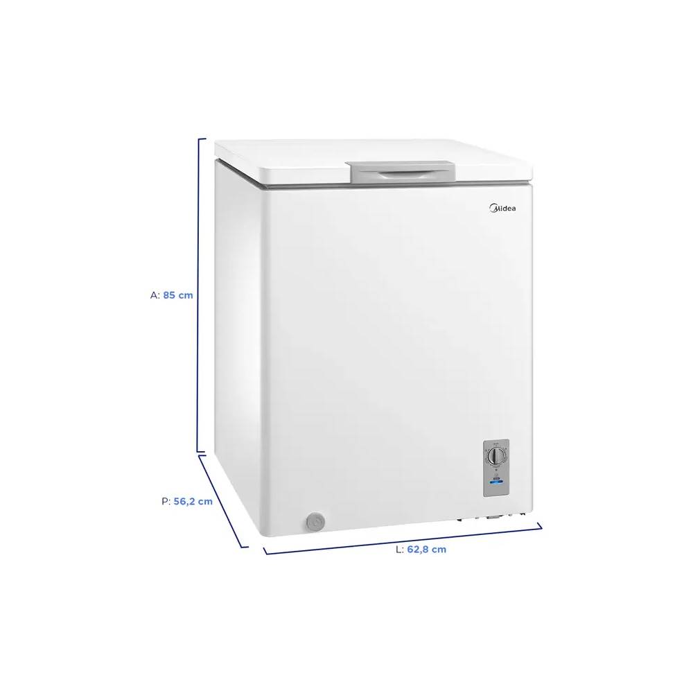 Encontraproduto.com.br - FREEZER HORIZONTAL 145L MIDEA MDRC207SLA012 BRANCO 220V
