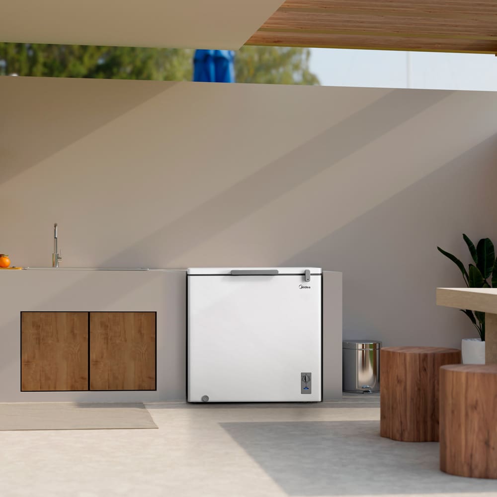 Encontraproduto.com.br - FREEZER HORIZONTAL 200L MIDEA MDRC280SLA012 BRANCO 220V