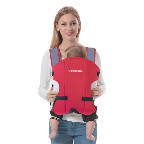 Encontraproduto.com.br - Canguru Balbi 2 Para Bebê Carregar Criança Vermelho Até 15 Kg Galzerano