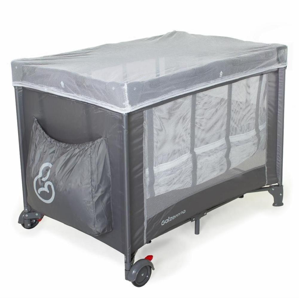 Encontraproduto.com.br - Berço de Bebê - Portátil - Até 18kg - Triton - Grafite - Galzerano
