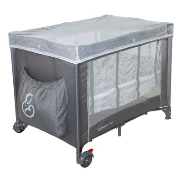 Berço de Bebê - Portátil - Até 18kg - Triton - Grafite - Galzerano