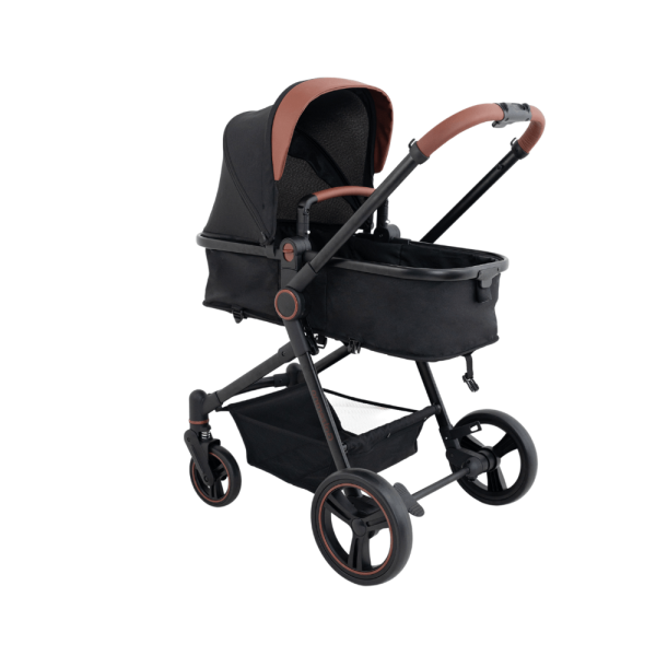 Carrinho de Bebe Galzerano Ivy Berço Passeio Moises Black