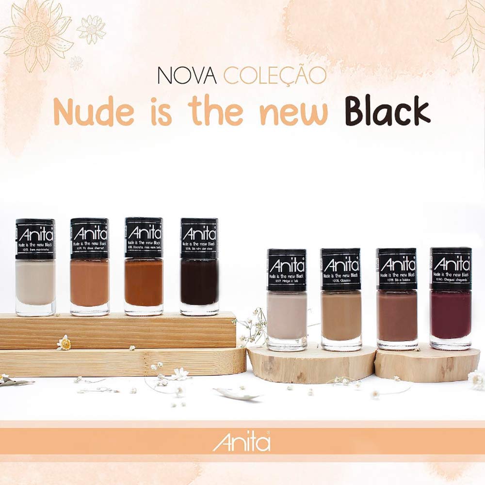 ESMALTE ANITA CR NUDE IS THE NEW BLACK SO O BASICO 10ML