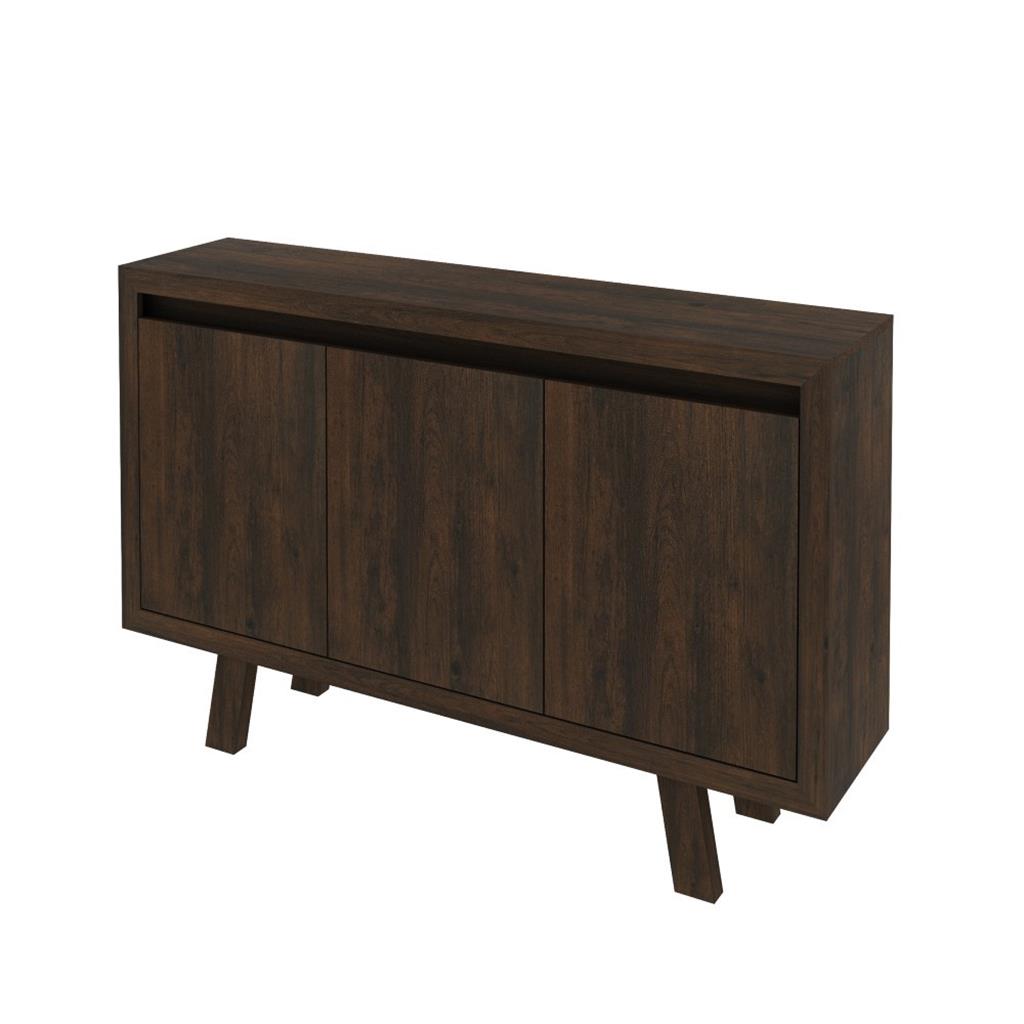 Encontraproduto.com.br - Balcão ME4120 2 prateleiras, MDP Tecnomobili Rustico