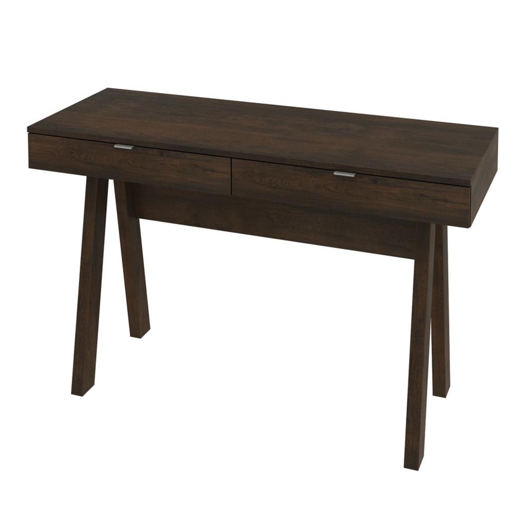 Encontraproduto.com.br - Escrivaninha Me4128 2 Gavetas, Mdp Tecnomobili Rustico Rustico/Rustico