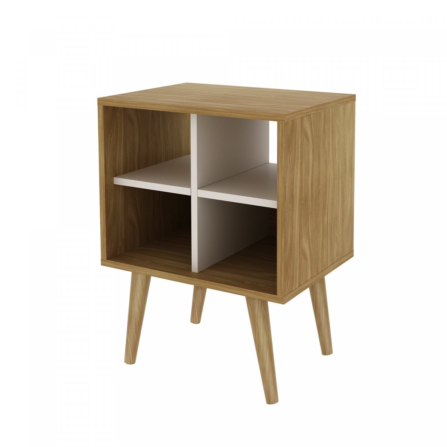 Encontraproduto.com.br - Mesa de Apoio Lateral 04 Nichos E1720 Tecno Mobili