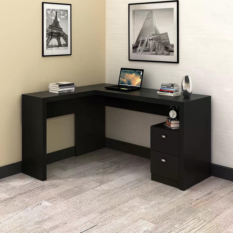 Encontraproduto.com.br - Mesa Para Escritorio De Canto ME4129 Tecno Mobili