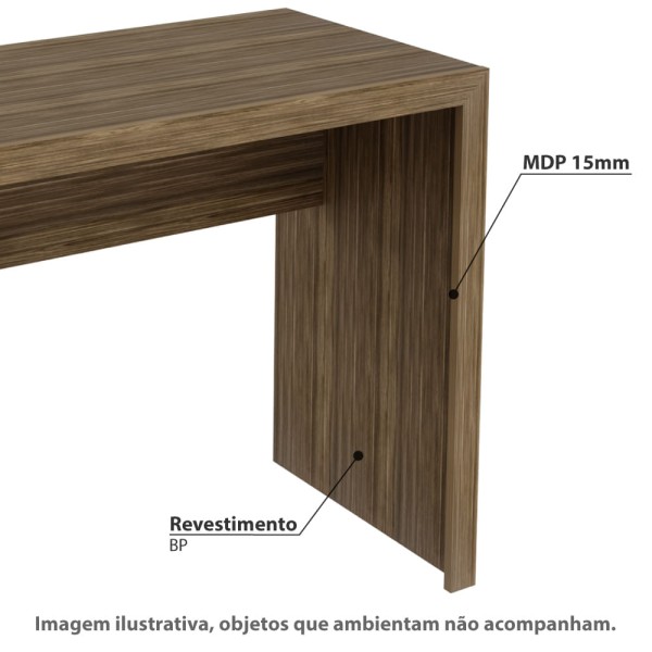 Encontraproduto.com.br - Mesa Para Escritório Nogal