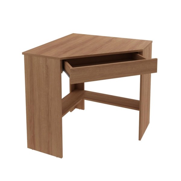 Encontraproduto.com.br - Mesa para Escritório de Canto ME4169 Amêndoa Tecnomobili