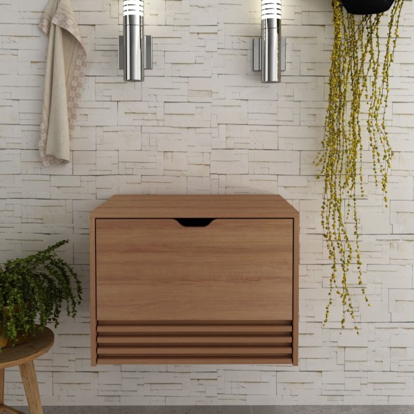 Encontraproduto.com.br - Balcão Gabinete Suspenso com Gaveta BN3613 TCM Amêndoa
