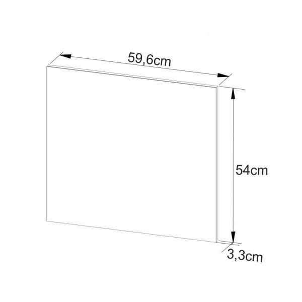 Encontraproduto.com.br - Espelheira Para Banheiro Tecno Mobili BN3638