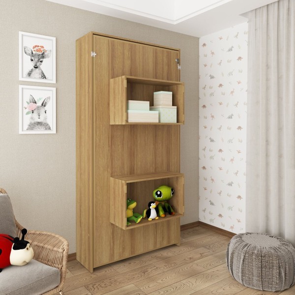 Encontraproduto.com.br - Cama Infantil/juvenil Articulada Arizona Espresso Móveis Amendoa