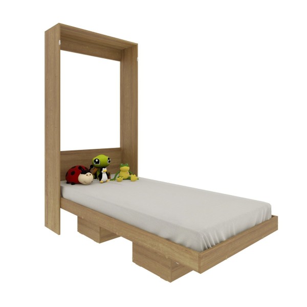 Encontraproduto.com.br - Cama Infantil/juvenil Articulada Arizona Espresso Móveis Amendoa