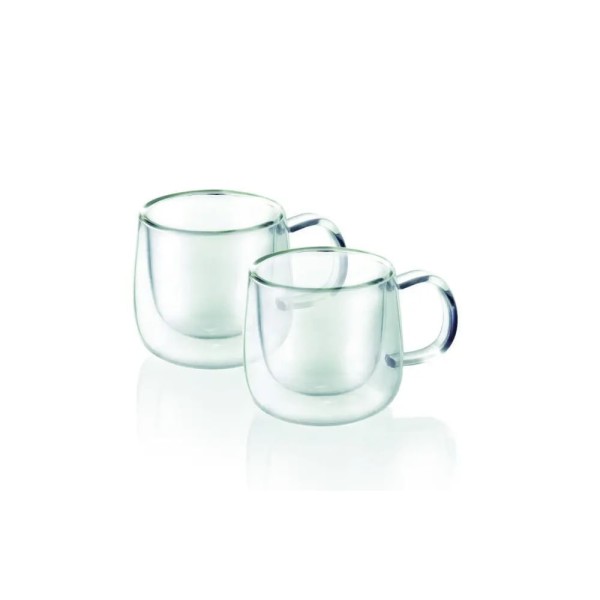 Encontraproduto.com.br - Jogo de Xícaras para Café Mimo 80ml 2 Unidades