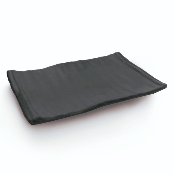 Travessa Mimo Style Retangular Melamina Nihon 6715 Preto