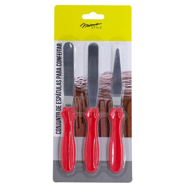 Conjunto de Espátula Para Confeitar (6860) MIMO STYLE