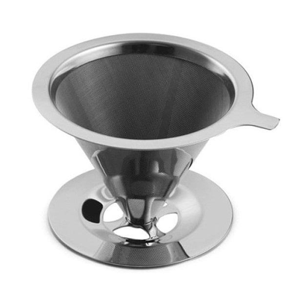Encontraproduto.com.br - Filtro para Café Reutilizável Inox 13.5 cm - Mimo Style - AF19288