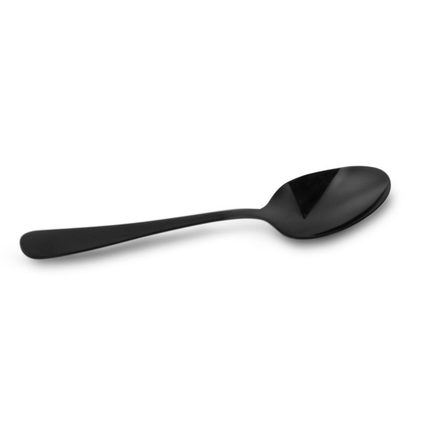 Encontraproduto.com.br - Colher De Sobremesa Mesa Posta Ônix Aço Inox - 18 x 3,9 cm