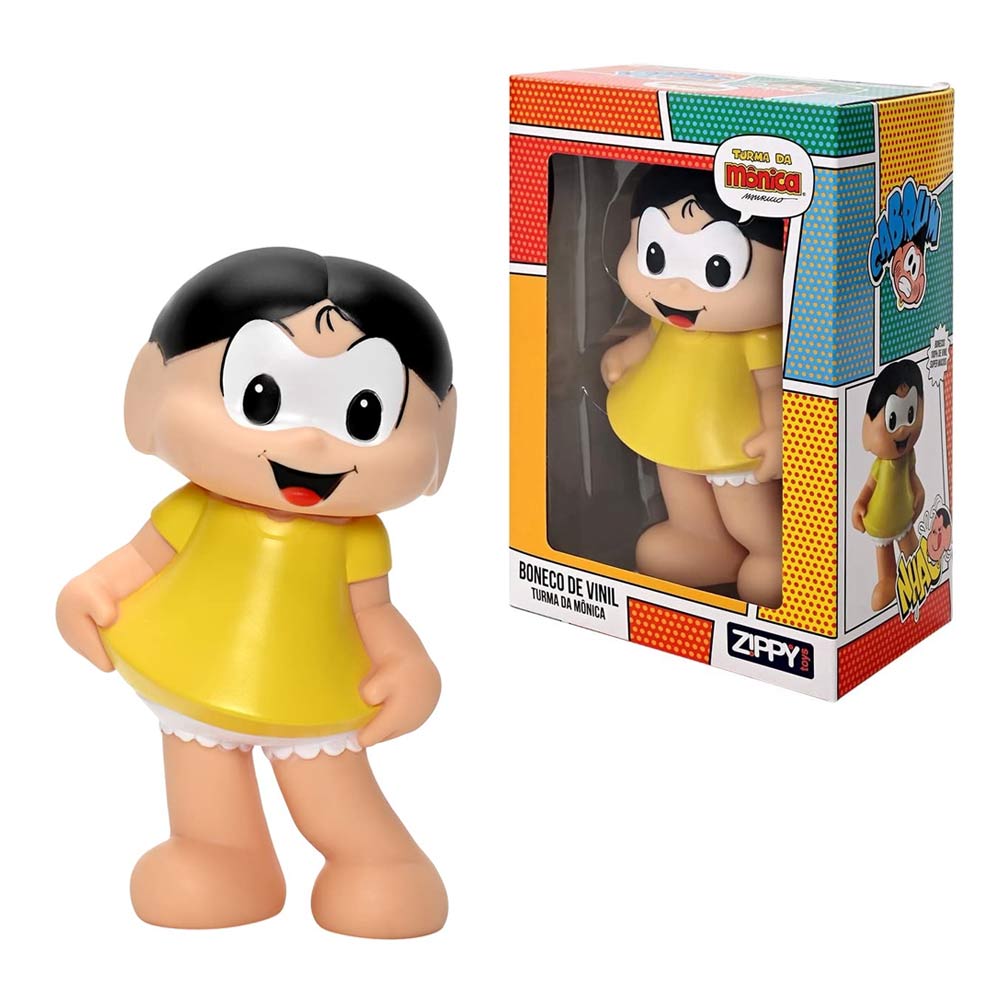 Encontraproduto.com.br - Boneco De Vinil Cebolinha Da Turma Da Mônica 7323 Zippy Mimo Style