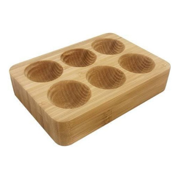 Porta Ovos Em Bambu Ecokitchen 16,5x12,2 Mimo Style