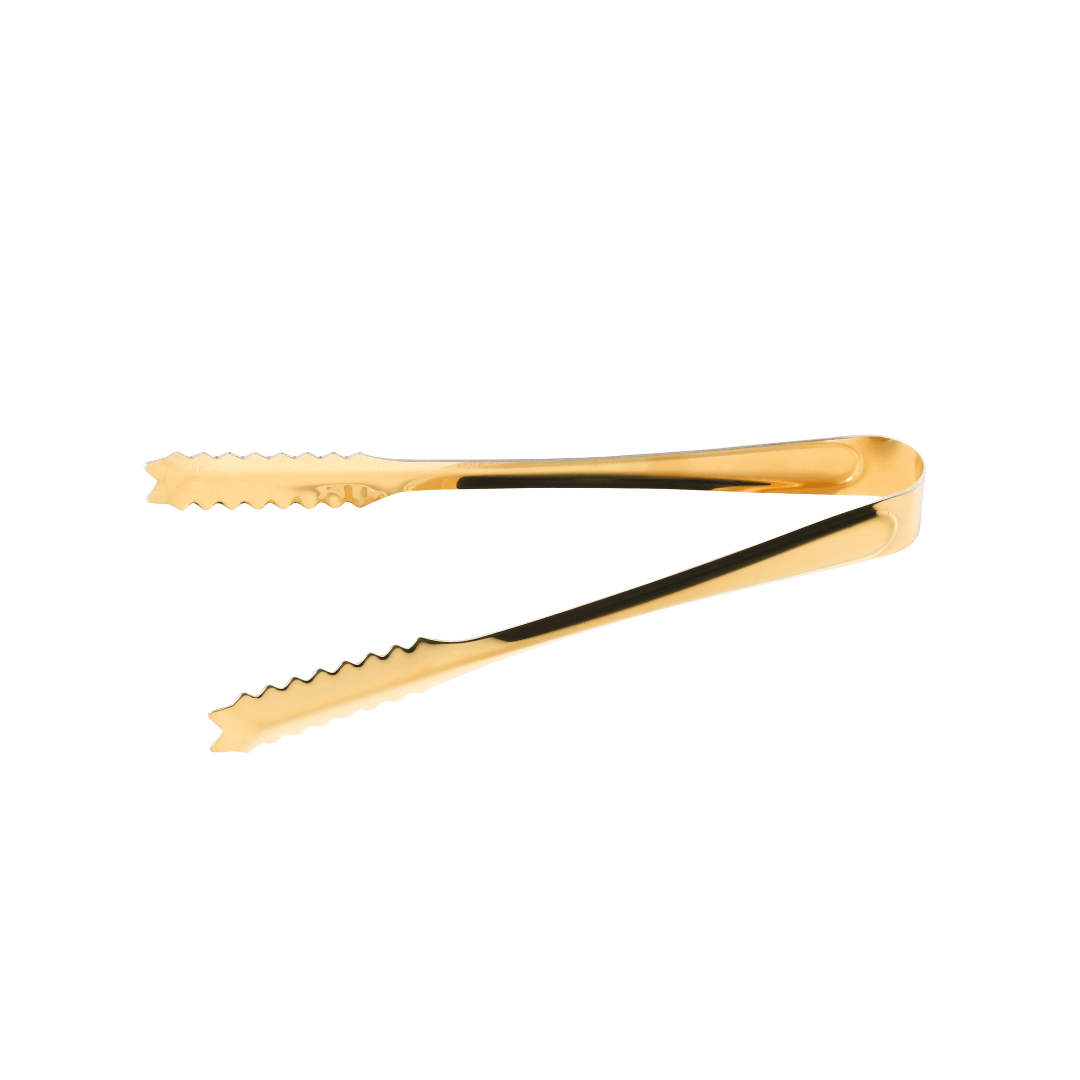 Pegador para Gelo Inox Dourado 15cm